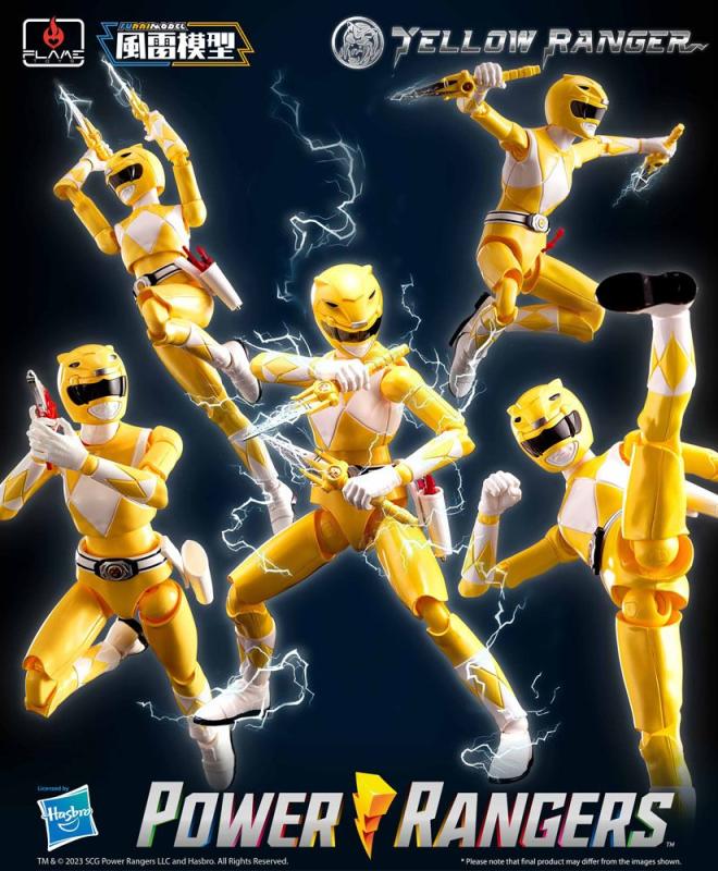 Power Rangers Furai Model Plastic Model Kit Yellow Ranger 13 cm