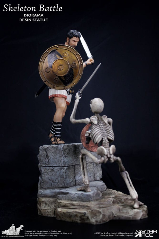 Ray Harryhausen Diorama 1/8 Skeleton Battle Scene 30 cm 4