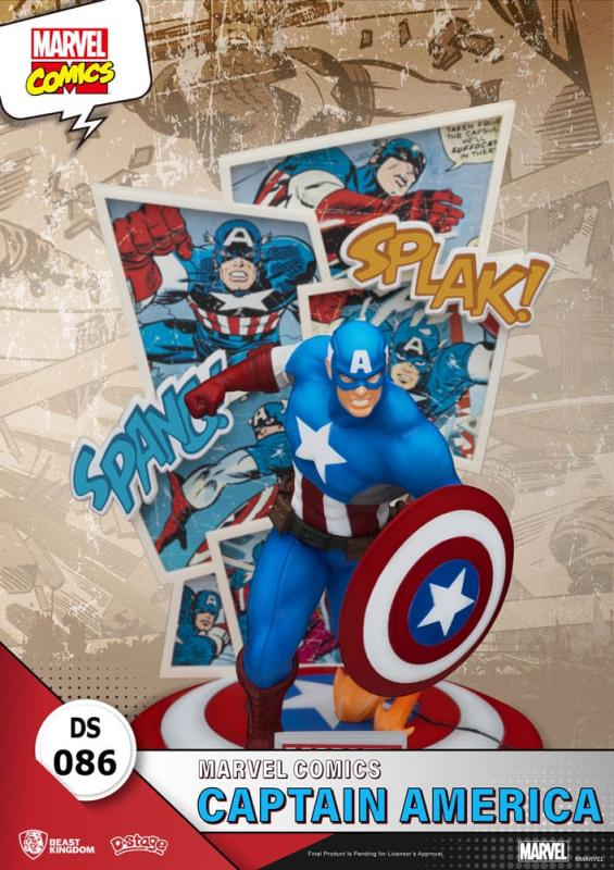 Marvel Comics D-Stage PVC Diorama Captain America 16 cm