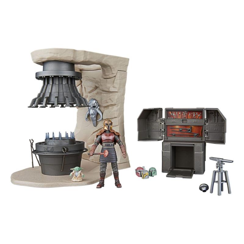 Star Wars The Mandalorian Vintage Collection The Armorer's Forge with The Armorer (Lakeside Covert W