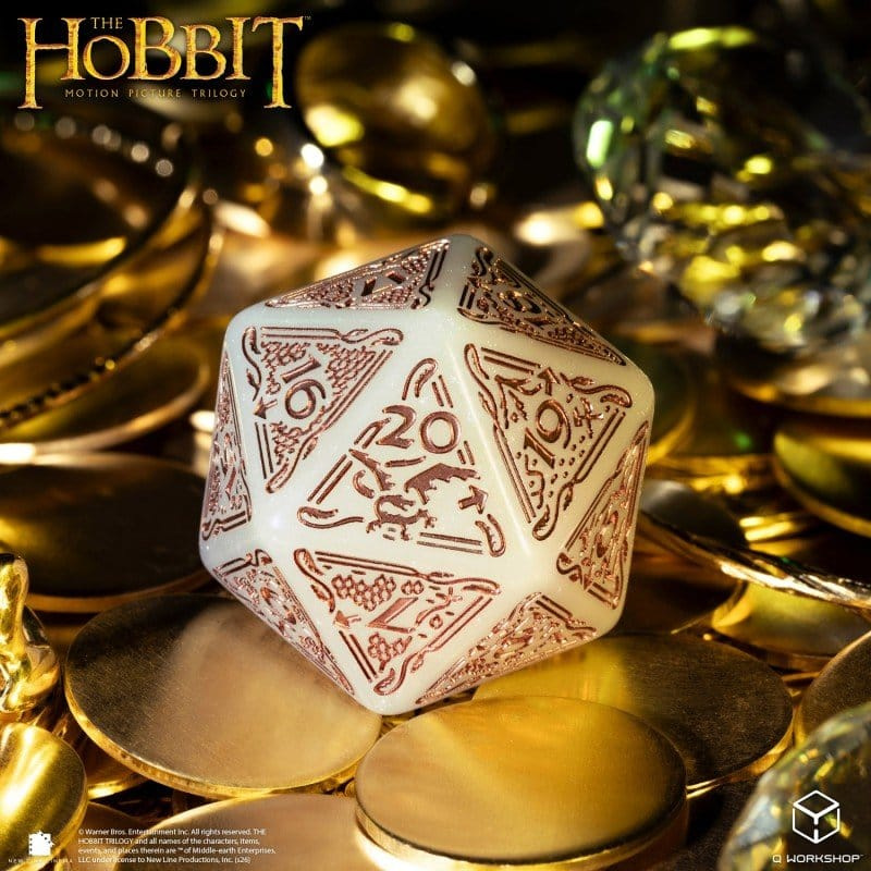 The Hobbit Spindown Jumbo Die Radiant TCG D20 4
