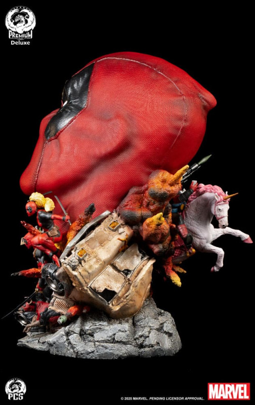 Marvel Fine Art Bust Deadpool Deluxe Edition 42 cm 5