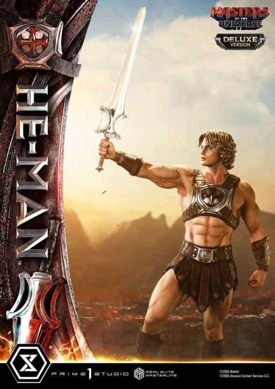 Masters of the Universe (2026 Film) Real Elite Masterline Series Statue 1/3 He-Man Deluxe Version 11 4