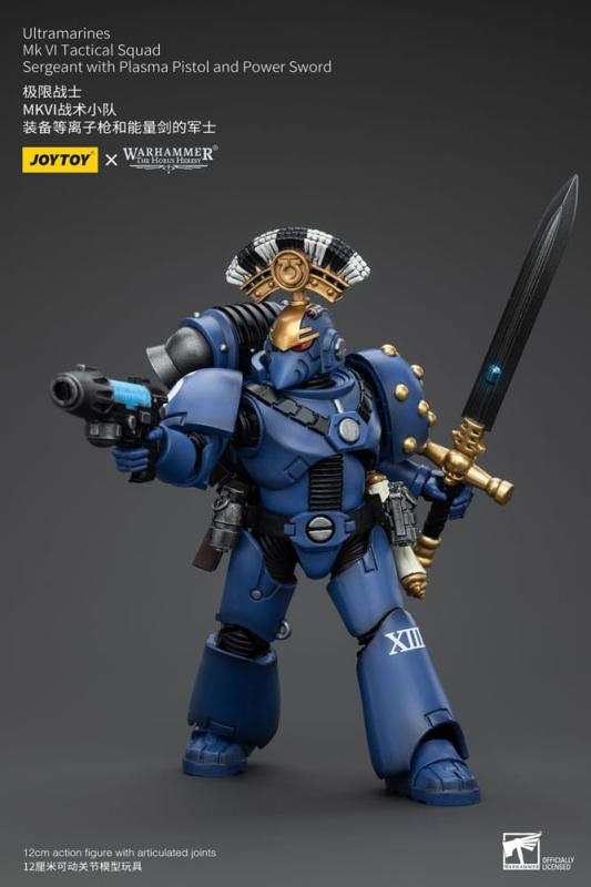 Warhammer The Horus Heresy Action Figure 1/18 Ultramarines MK VI Tactical Squad Sergeant with Plasma 5