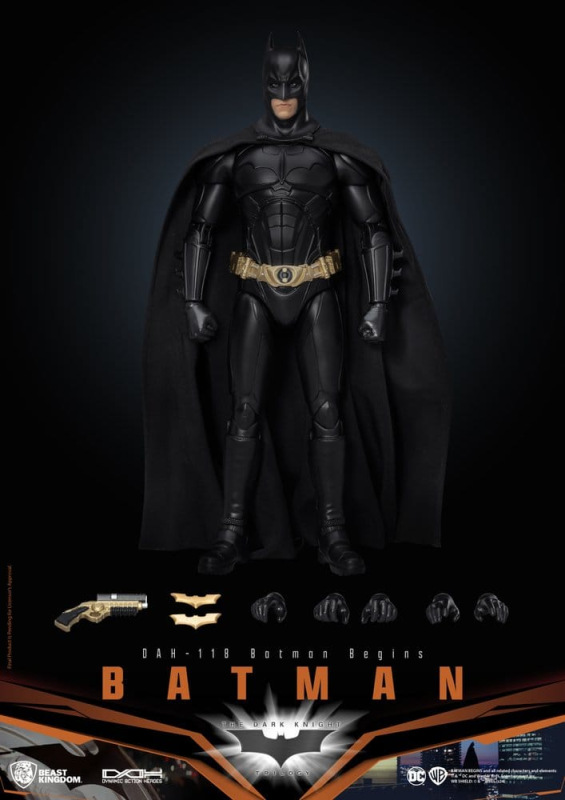 DC Comics Dynamic 8ction Heroes Action Figure Batman (Batman Begins) 21 cm 6
