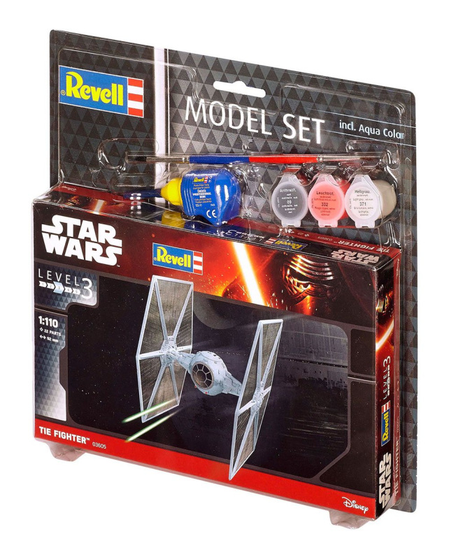 Star Wars Model Kit 1/110 Model Set TIE Fighter 9 cm 3