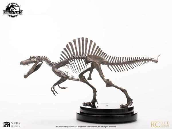 Jurassic Park III ECC Elite Creature Line Statue 1/24 Spinosaurus Skeleton Bronze 27 cm 7