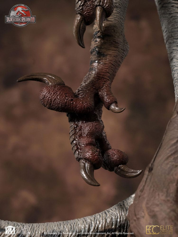 Jurassic Park III Maquette 1/4 Female Velociraptor White Queen 103 cm 12