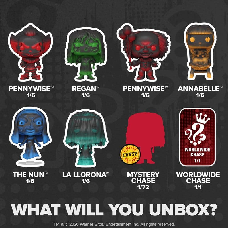 Warner Brothers Horror POP! Animation Vinyl Figures 9 cm Assortment (6) 3