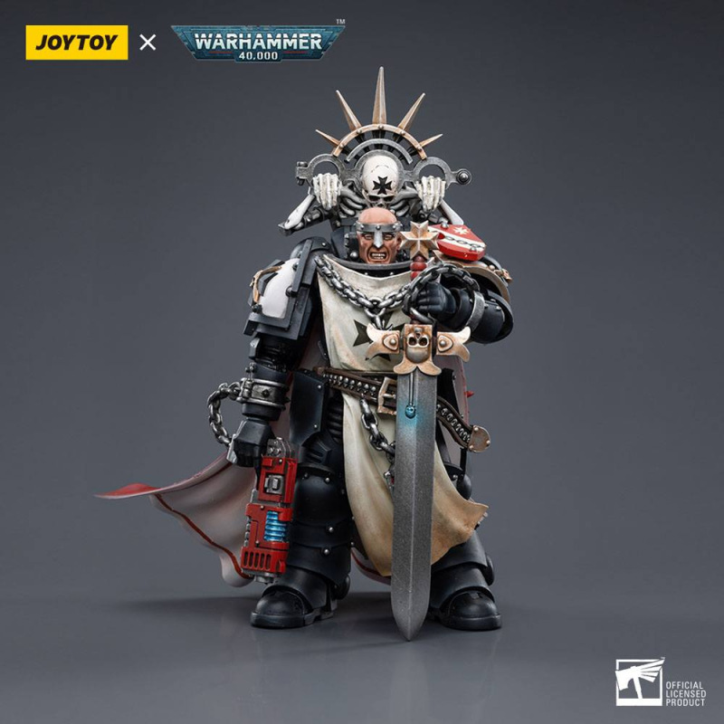 Warhammer 40k Action Figure 1/18 Black Templars Marshal Baldeckrath 12 cm 8