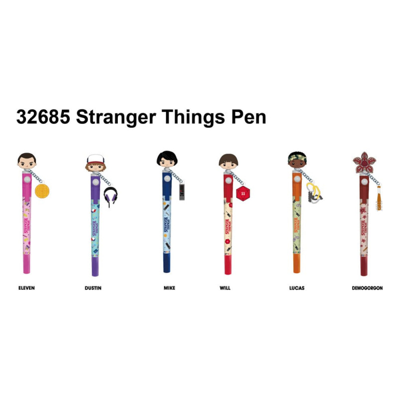 Stranger Things pen 3D Head Topper Spinning Pen 2