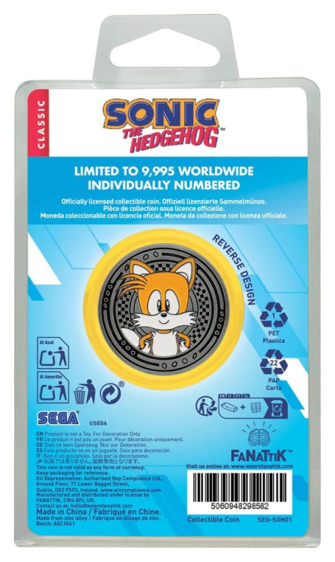 Sonic - The Hedgehog Collectable Coin Sonic & Tails 2