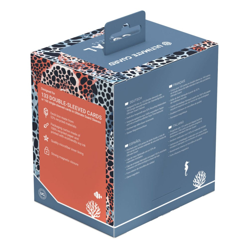 Ultimate Guard Sidewinder 133+ Xenoskin "Coral Places" - Twilight Tide 13