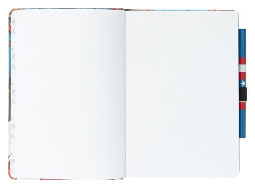Marvel Captain America Premium Notebook with Pen Uniform A5 3