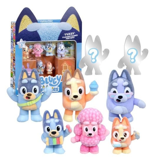 Bluey Fuzzies Deluxe Figure Pack