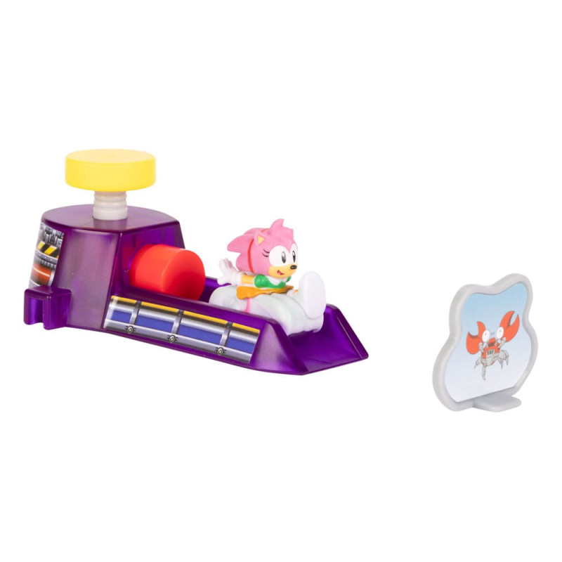 Sonic - The Hedgehog Go Go Racers Vehicles Mini Launching ramps Assortment (4) 4