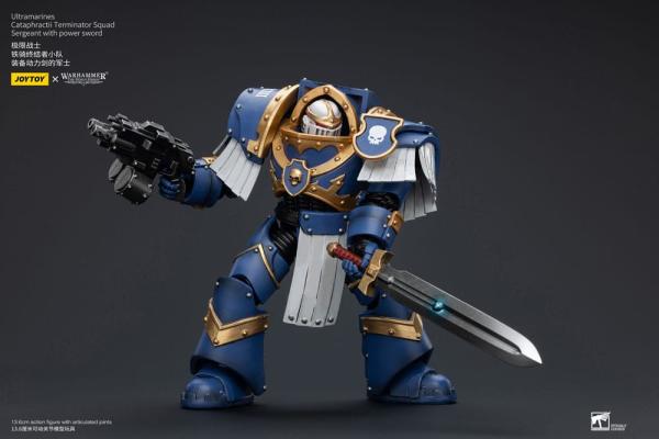 Warhammer The Horus Heresy Action Figure 1/18 Ultramarines Cataphractii Terminator Squad Sergeant wi 4