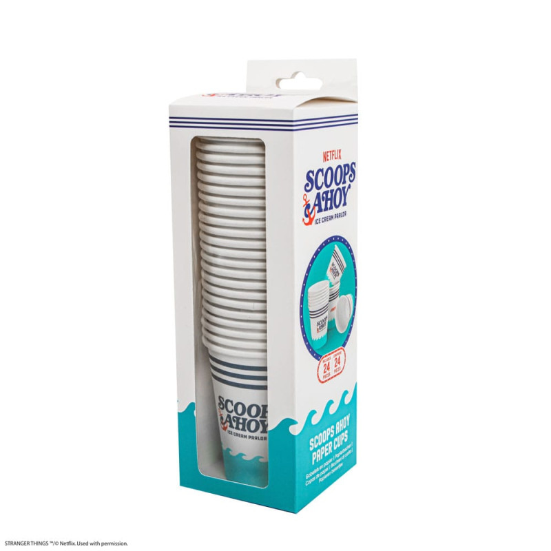 Stranger Things Set of 24 Paper Cups Scoops Ahoy 5