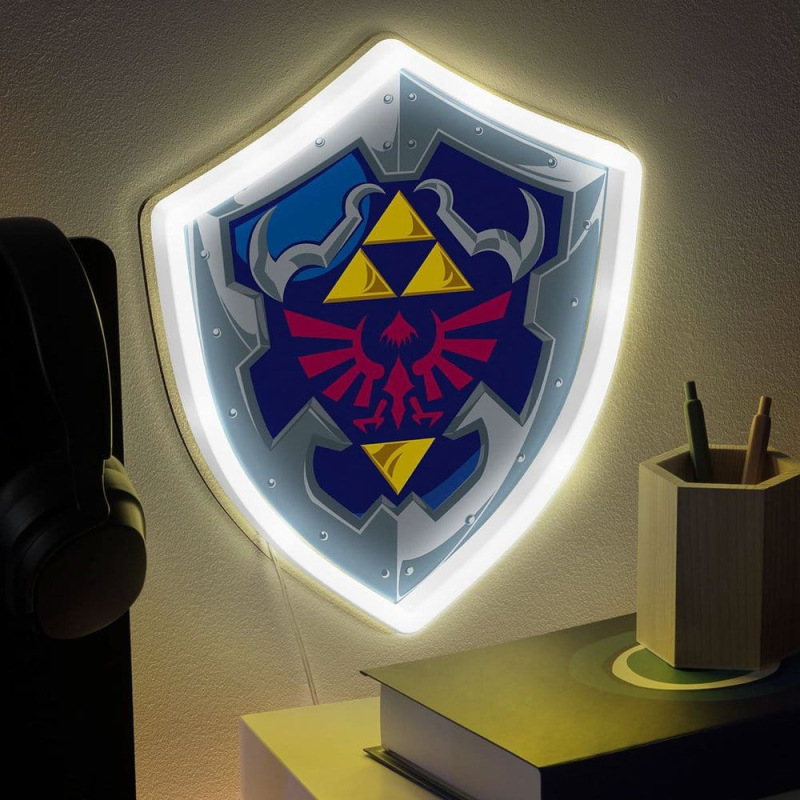 The Legend of Zelda Wall Lamp Hylian Shield 27 x 23 cm 1