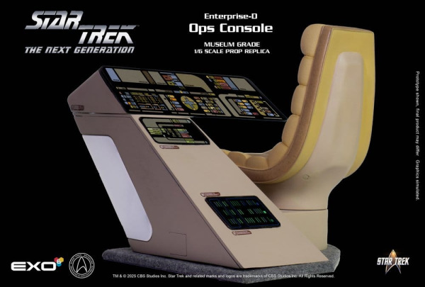 Star Trek: The Next Generation Replica 1/6 Enterprise-D Bridge Consoles Set 13