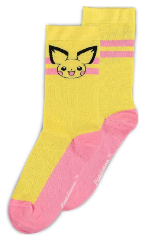 Pokémon Socks 3-Pack Crew 39-42 2