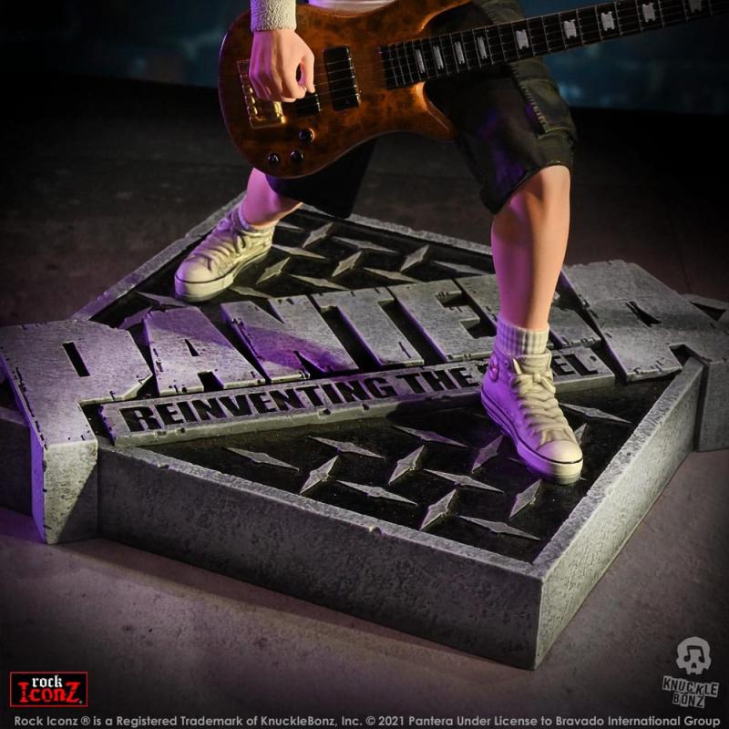 Pantera Rock Iconz Statue Rex Brown (Reinventing the Steel) 22 cm 2