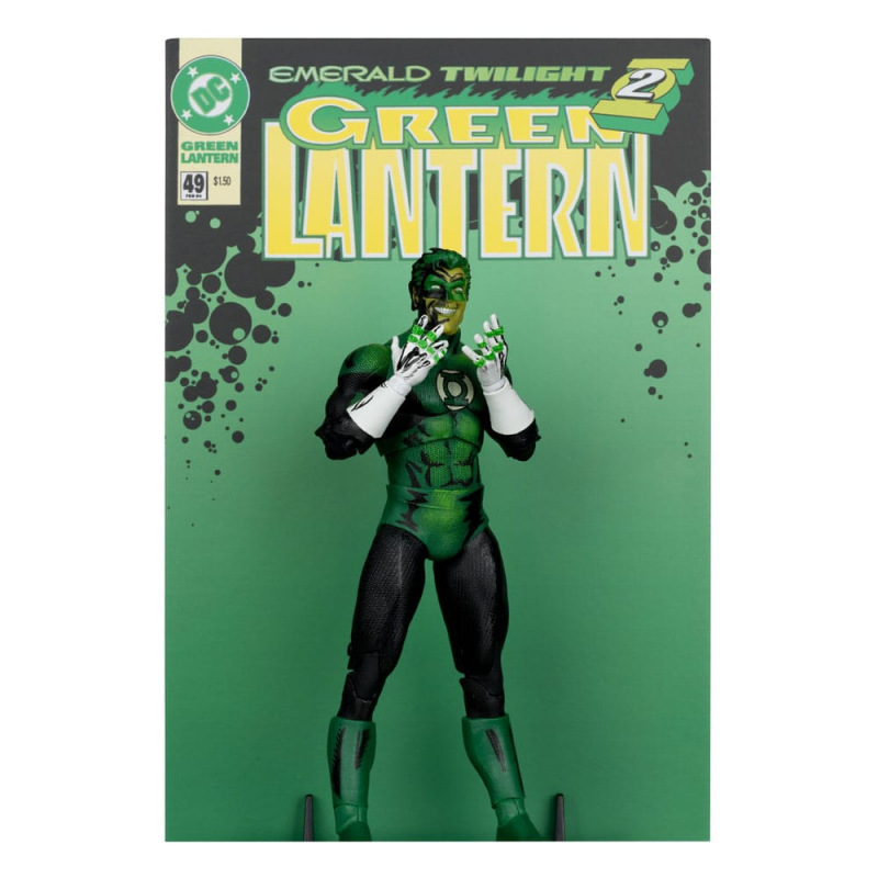 DC Multiverse McFarlane Cover Recreations Action Figure Green Lantern (Emerald Twilight) (Gold Label 3