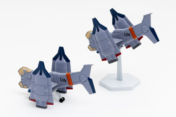 Rebuild of Evangelion SYUTO Tiny Scale Plastic Model Kit UNAF Close Air Support VTOL Aircraft YAGR-3 3