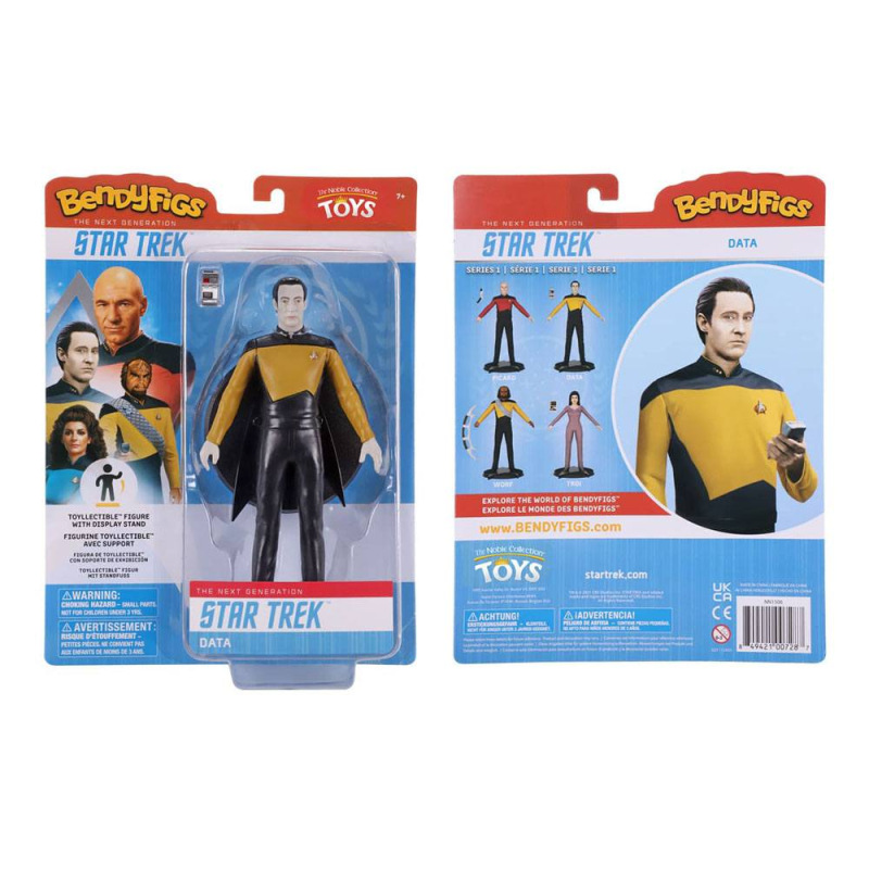 Star Trek: The Next Generation Bendyfigs Bendable Figure Lt. Cmdr. Data 19 cm 1