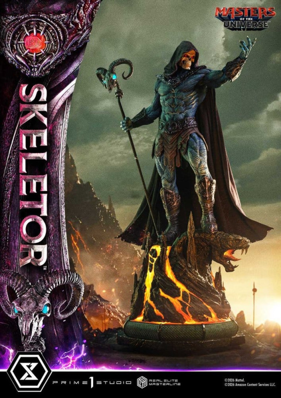 Masters of the Universe (2026 Film) Real Elite Masterline Series Statue 1/3 Skeletor 95 cm 4