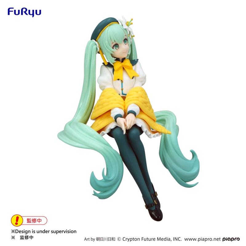 Hatsune Miku Noodle Stopper PVC Statue Flower Fairy Lily White Ver. 14 cm 3