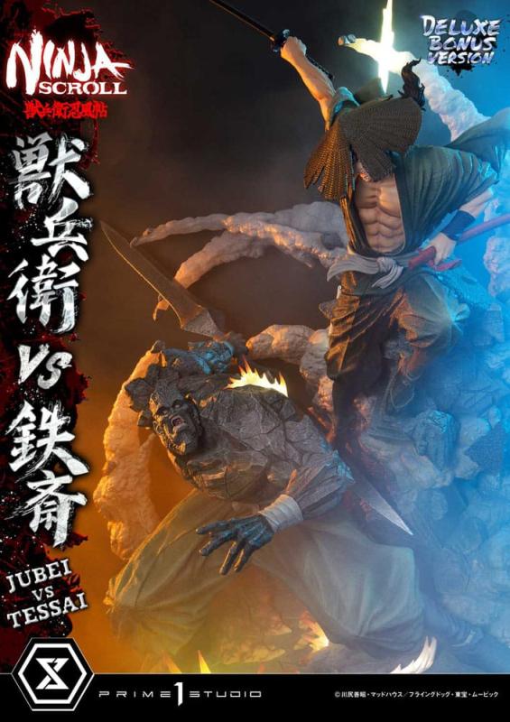 Ninja Scroll Ultimate Premium Masterline Series Statue 1/4 Jubei Versus Tessai Deluxe Bonus Version 2