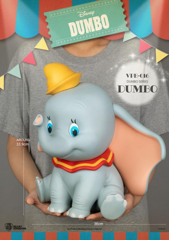 Disney Piggy Vinyl Bank Functional Dumbo 34 cm