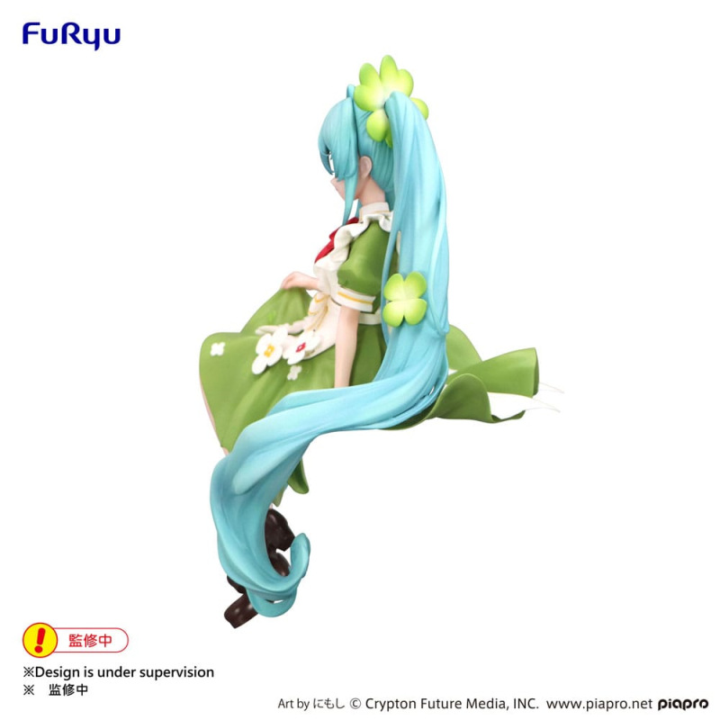 Hatsune Miku Noodle Stopper PVC Statue Flower Fairy Clover 15 cm 3