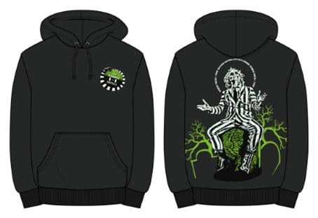 Beetlejuice Hooded Sweater Front Back World Tour Size L 1