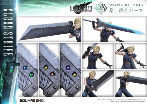 Final Fantasy VII Rebirth Statue 1/4 Cloud Strife Deluxe Ver. 68 cm 7