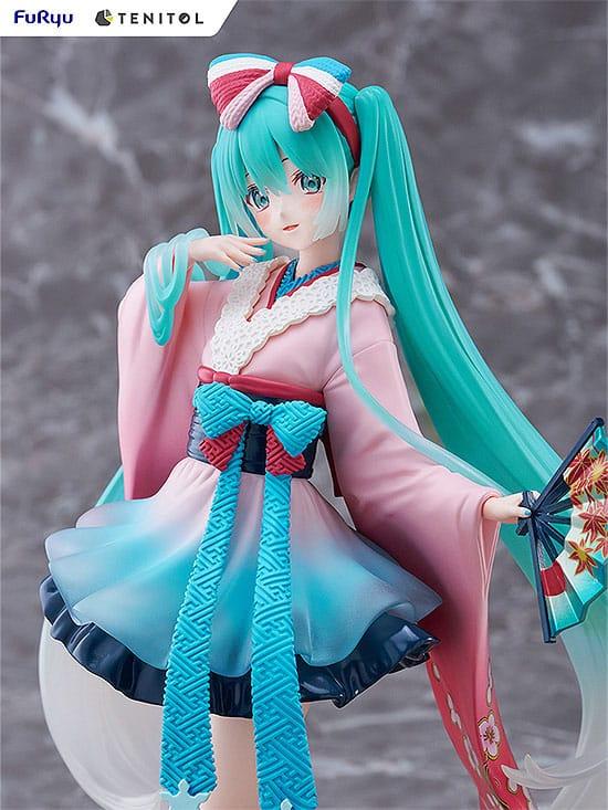 Hatsune Miku Statue Neo Tokyo Series Kimono 22 cm 11