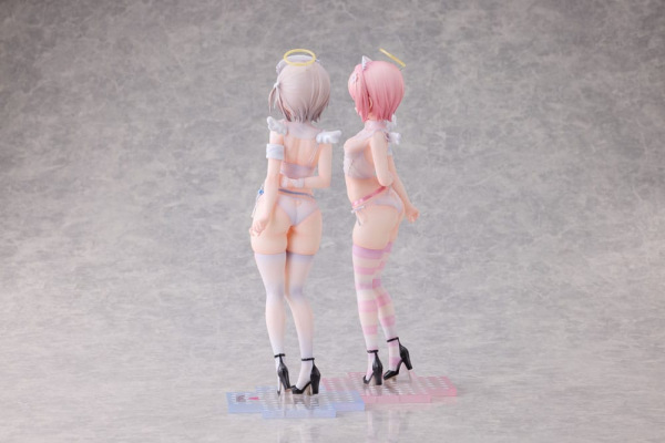 Original Character Statue 1/6 Suzu & Nagi Illustrated by Kuma 4-gou Set Edition 27 cm 6