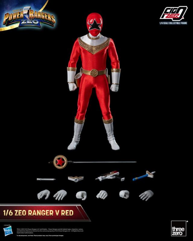 Power Rangers Zeo FigZero Action Figure 1/6 Ranger V Red 30 cm 1