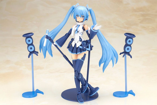 Frame Arms Girl x Hatsune Miku Plastic Model Kit Frame Music Girl Snow Miku Another Color Ver. 15 cm 3