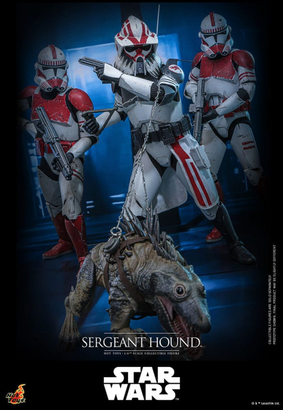 Star Wars: The Clone Wars Action Figure 1/6 Sergeant Hound 30 cm 13