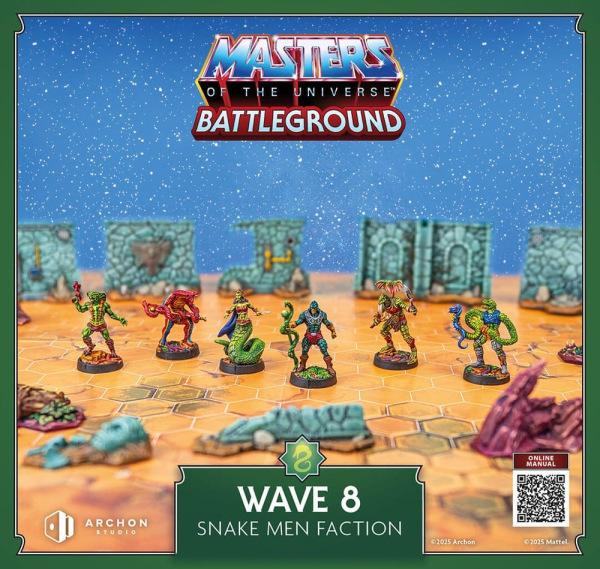 Masters of the Universe: Battleground Miniatures Game Wave 8: Snake Men Faction *Spanish Version* 5