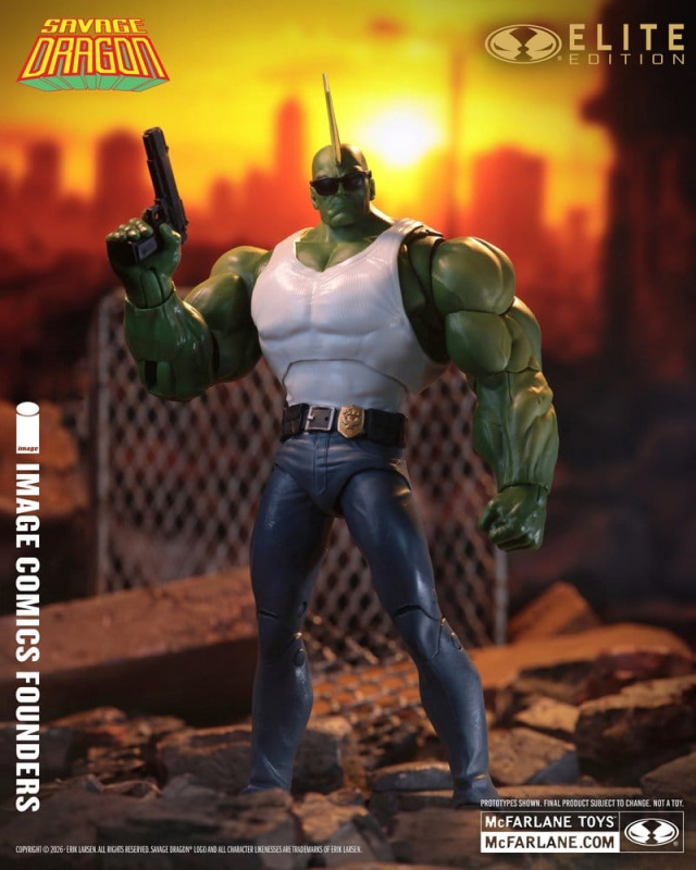 Savage Dragon Image Comics Founders Series McFarlane Elite Edition Action Figure Dragon 20 cm 12