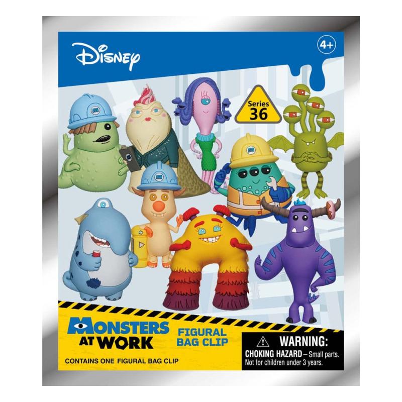 Monsters, Inc. 3D PVC Bag Clips Series 36 Display (24) 1