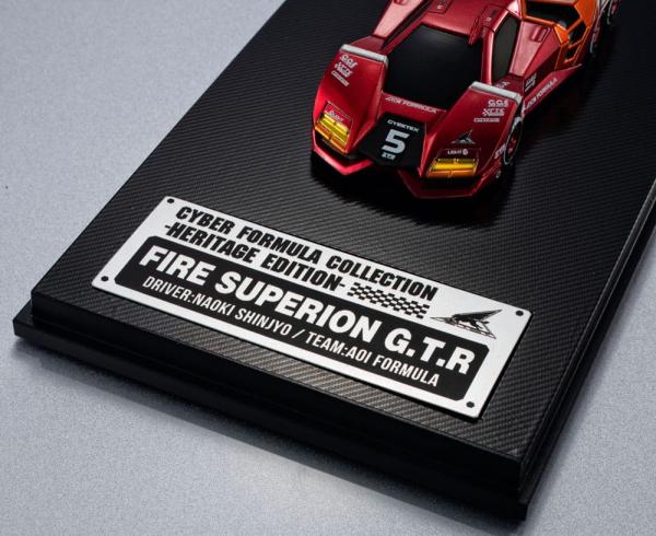 Future GPX Cyber Formula Vehicle 1/18 Fire Superion G.T.R Heritage Edition 14 cm