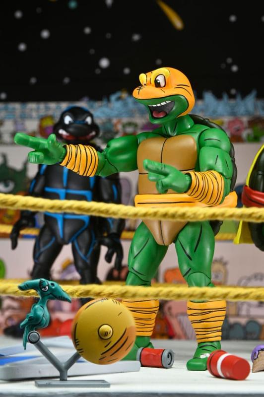 Teenage Mutant Ninja Turtles (Archie Comics) Action Figures 4-Pack Stump Wrestling Turtles 18 cm