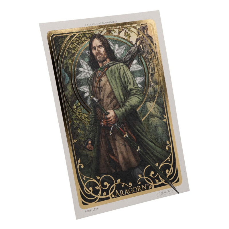 Lord of the Rings Art Print Aragorn Art Card 14 x 21 cm Limited Edition 2