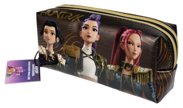KPop Demon Hunetrs Pencil Case Golden 1