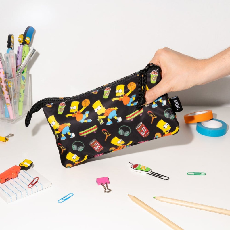 The Simpsons Triple Pencil Case Bart 6