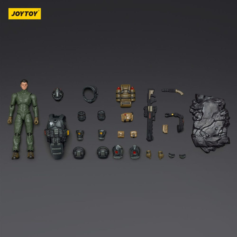 Steel Ride Corps Dark Source Action Figur Assaulter Volok 7 cm 5